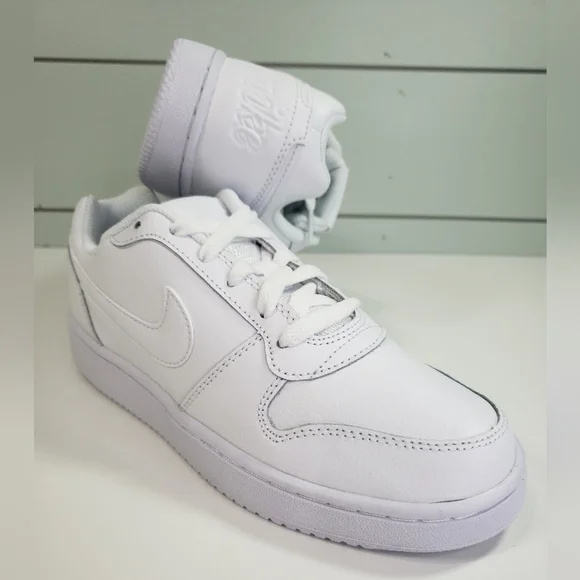 Nike Ebernon Low Triple White AQ1779-100 Trainer Sneakers Shoes Women's 7.5 - Picture 4 of 10